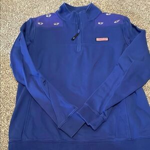 Vineyard Vines Royal Blue Pullover with Whale Accents